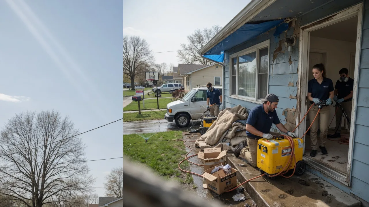 Basement Flood Cleanup in Allenton, WI near me